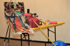 Items on display at Betsy Teutsch's presentation
