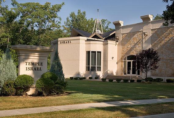 The Temple Israel of Ridgewood building. The rich history of temple Israel includes becoming a Ridgewood landmark in 1961.